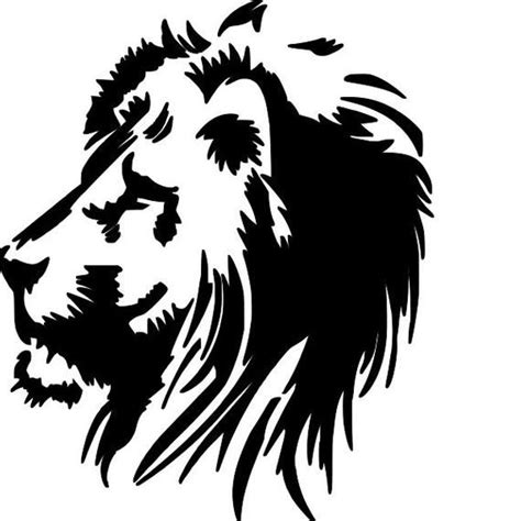 Detailed Lion Stencil Re Usable 75 X 9 Inch Etsy Lion Stencil