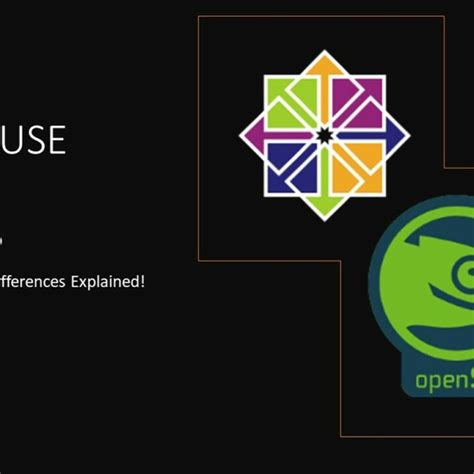 Opensuse Vs Centos Similarities And Differences Embedded Inventor