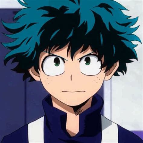 Blue Hair Izuku Midoriya Bnha Mha Anime Characters Hero Anime Boy