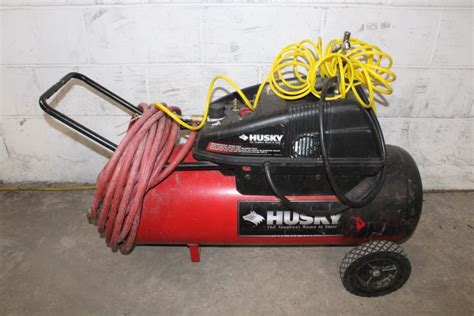 Husky 30 Gallon Portable Air Compressor Property Room