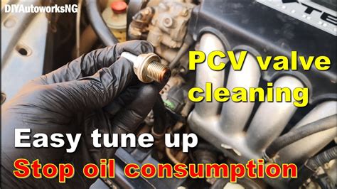 Cleaning Pcv Valve Replacement Of Pcv Valve Easy Car Engine Tune Up