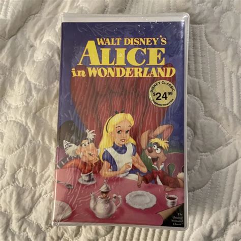 WALT DISNEY VINTAGE Alice In Wonderland VHS Black Diamond Classic