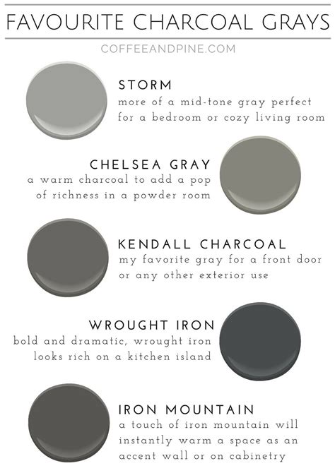 20 Colors That Go With Charcoal Grey Pimphomee