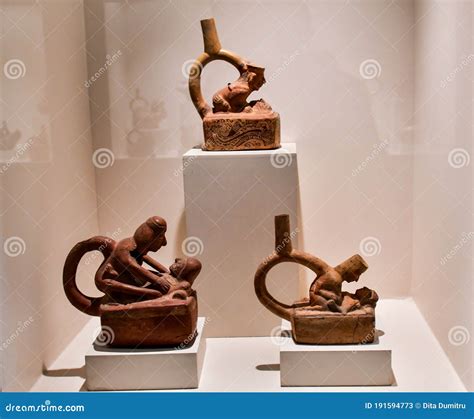 Peruvian Pottery From The Pre Columbian Era 157 Stock Image Image Of
