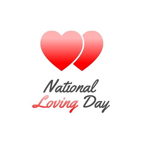 Vector Graphic Of National Loving Day Good For National Loving Day