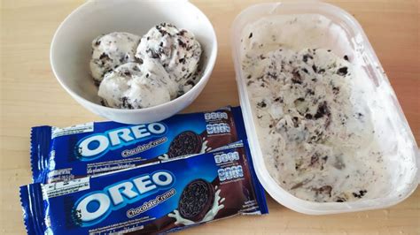 Apalagi di indonesia yang notabene mempunyai suhu udara yang panas. Cara membuat es krim Oreo Yang lembut dan krimi - YouTube