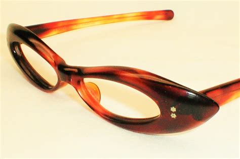 Womens Vintage Eyeglasses French Designer Cat Eye Glasses Swank Frame France