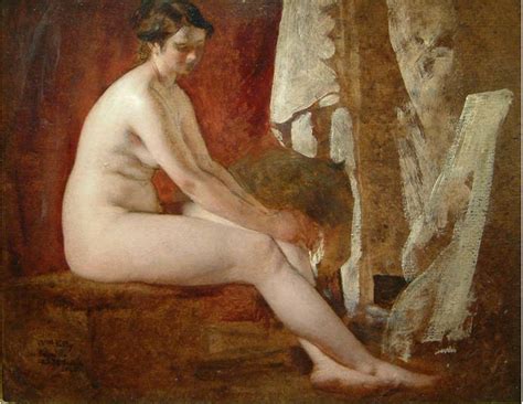 Seated Nude By William Etty