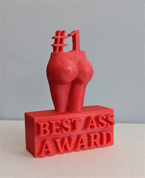 Best Ass Award Trophy By Kev Download Free Stl Model