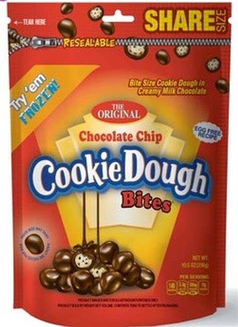 The Original Choc Chip Cookie Dough Bites Share Size 298g