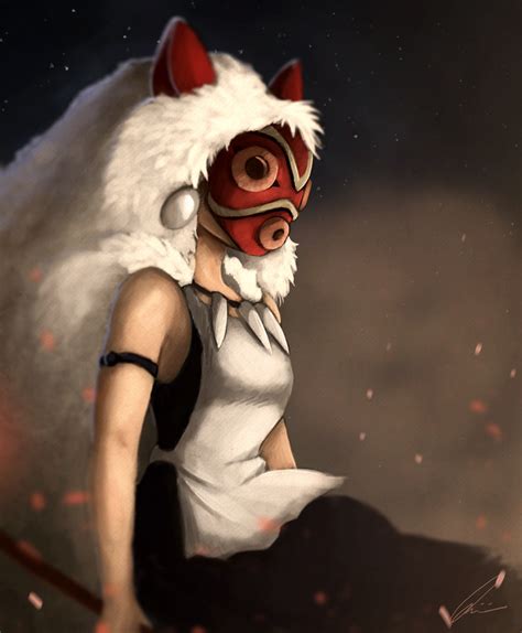 Mononoke Hime By Quindayo On Deviantart