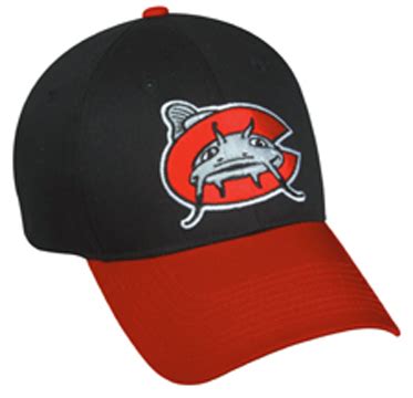 YOUTH Black Red OC Sports MiLB Carolina Mudcats Baseball Cap Fan Gear