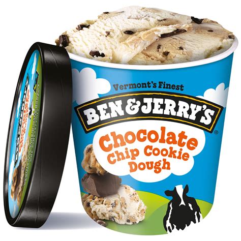 Ben And Jerrys Chocolate Chip Cookie Dough Ice Cream 16 Oz