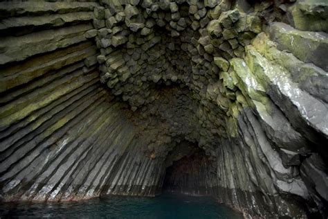 Akun Island Columnar Basalt Sea Cave Southwestern Alaska Photo © Steve