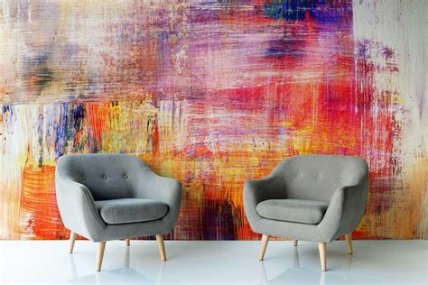 Abstract Painting Wall Mural Abstract Removable Murals Eazywallz
