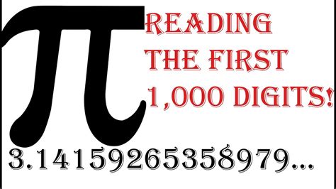 Reading The First 1000 Digits Of Pi Can We Get 15 Likes Youtube