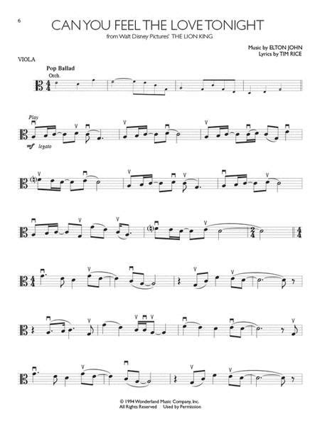 Disney Solos Viola By Various Softcover Audio Online Sheet Music For Viola Buy Print Music