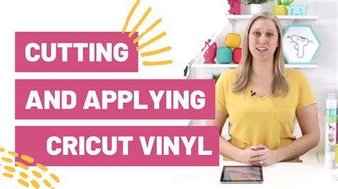 Cutting And Applying Cricut Vinyl Youtube