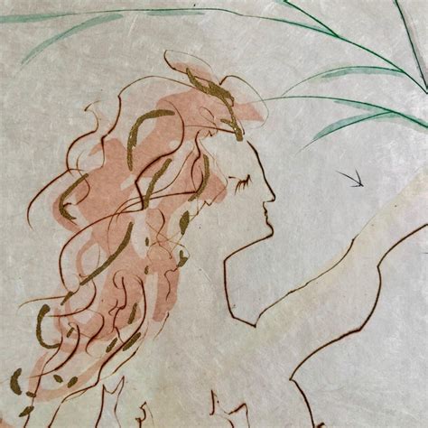 Salvador Dalí­ Salvador Dali Pochoir Etching Engraving Adam And Eve