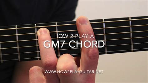 How To Play A Gm7 Chord On Guitar YouTube