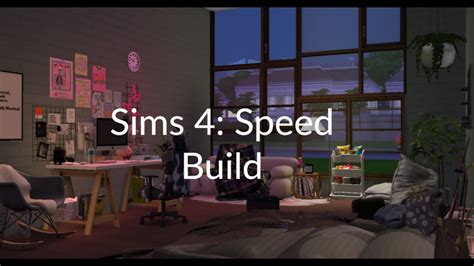 The Sims 4 Bedroom Speed Build Youtube