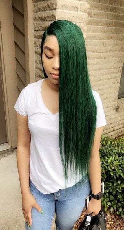 47 Ideas For Hair Color Black Green Dyes Hair Color For Black Hair