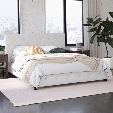 Buy River Street Designs Dakota Upholstered Platform Bed Queen Size