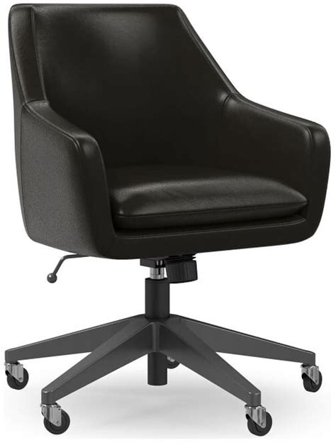 West Elm Helvetica Leather Office Chair Shopstyle Nursery
