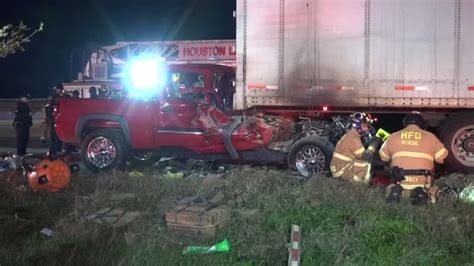 Houston Firefighters Save Driver From Being Trapped Under 18 Wheeler