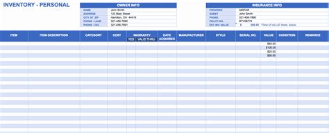 10 Asset Tracking Excel Template Excel Templates 405
