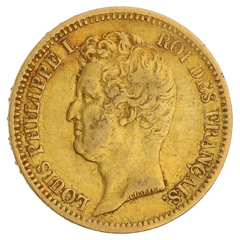 Buy Louis Philippe Gold Twenty French Franc Coin From Bullionbypost