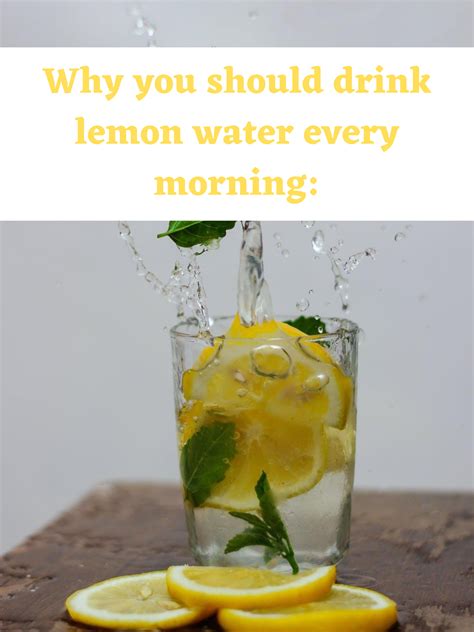 Why You Should Drink Warm Lemon Water Every Morning Lemon Water Warm