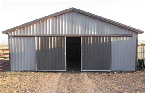 10 Sliding Barn Doors Hansen Pole Buildings Metal Agricultural