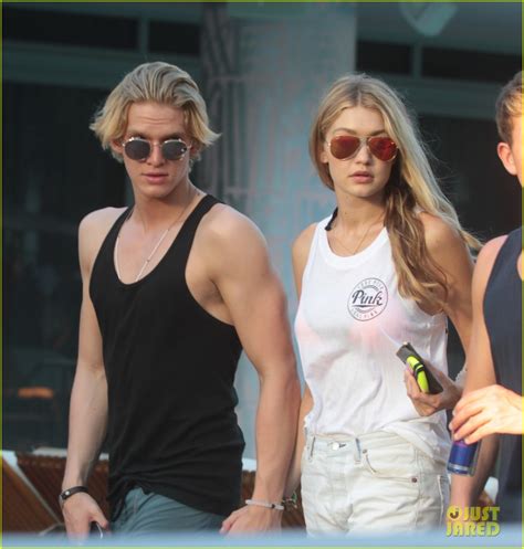 gigi hadid and cody simpson spend sweet time together after victoria s secret spring break party