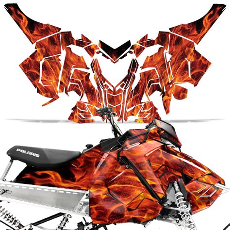polaris axys pro rmk sks 2015 2020 sled snowmobile wrap graphic kit wholesale decals