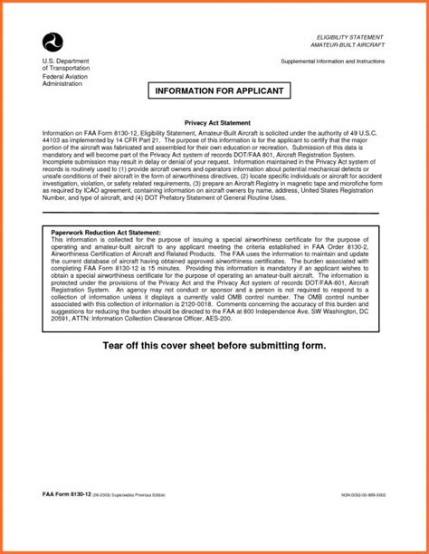 Privacy Act Statement Template Business