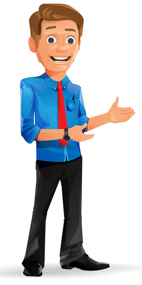 Cartoon Male Boy Character Png Clipart Animation Boy Businessperson Images