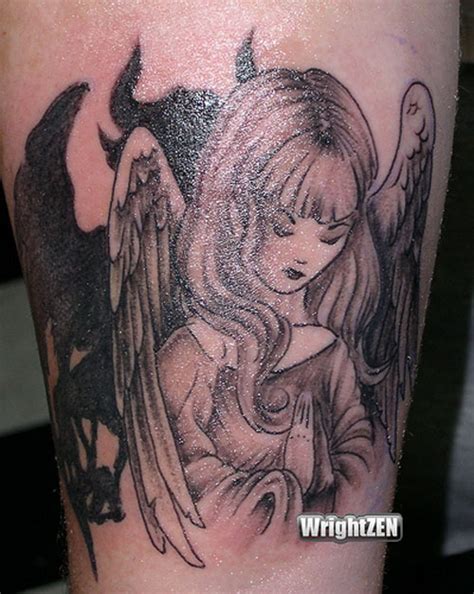 Angel devil tattoos are popular. IMMORTAL TATTOO: Guardian Angel Tattoos - We All Have Our ...