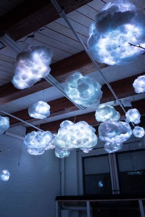 Diy Easy To Make Ceiling Decoration With Cloud Light Homemypedia