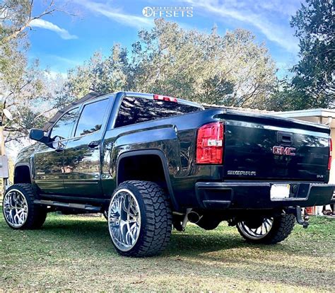 2018 Gmc Sierra 1500 With 24x14 76 Cali Off Road Summit And 33145r24