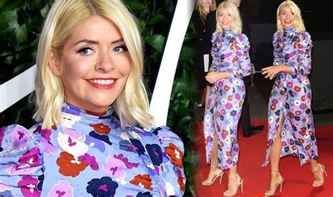 Holly Willoughby This Morning Host Puts On Leggy Display At The Fashion