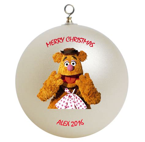 Personalized The Muppets Fozzie Bear Christmas Ornament T Ornaments