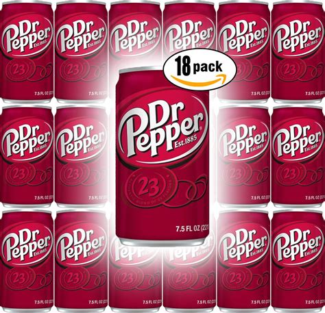 dr pepper soda mini cans 7 5oz cans 18 pack buy online in united arab emirates at desertcart