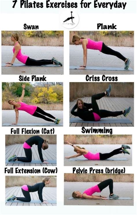 Get In Shape With These Pilates Exercises Pilates Exercises