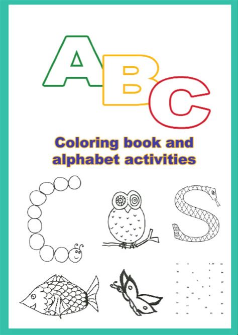 Fab Mums Free Printables Abc Colouring Book