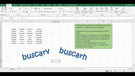 Funciones En Excel Buscarv Y Buscarh Youtube