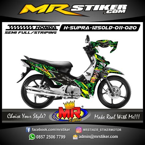 Home›striping motor custom design›honda›striping motor supra x 125 decal. Stiker motor decal Honda Supra X 125 OLD Camo - stiker ...