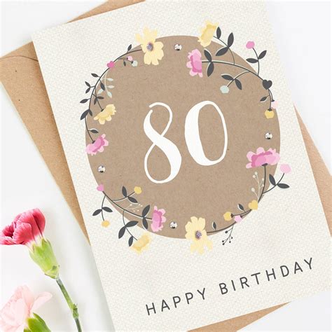Inspiration 22 80th Birthday Cards