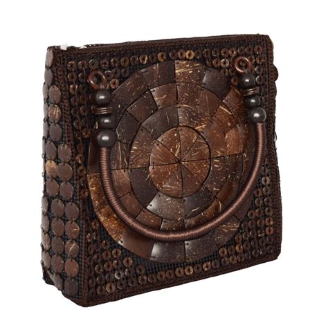 Square Coconut Shell Bag