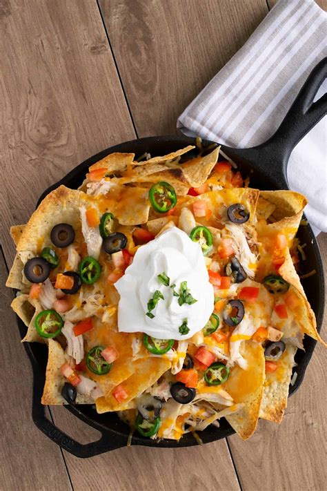 In the same skillet, saute the beans, garlic, oregano and cumin in remaining oil for 3 minutes or until heated through. Supreme Chicken Nachos Recipe | Craving Some Creativity